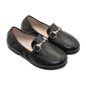 Classic Black Kids Dress Shoes